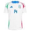 Original Fußballtrikot Italien Chiesa 14 Auswärtstrikot EURO 2024 Für Herren